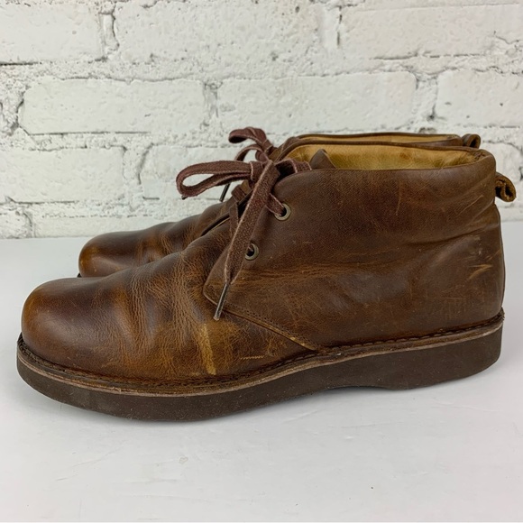 Samuel Hubbard Chukka Boot-Up Saddle Tan Leather Laced Boots 10M main image 6
